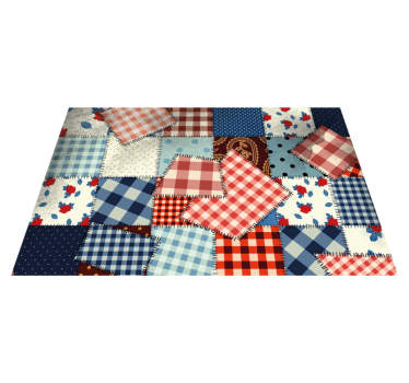 Patchwork različni vzorci originalne vinilne pogrinjke - TenStickers