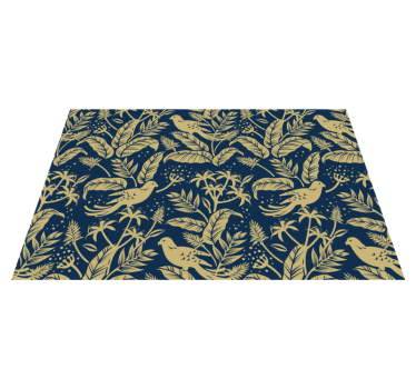 Graceful leaf motif izvirna jedilna podloga - TenStickers