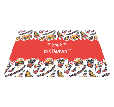 Food themed artwork izvirna jedilna podloga - TenStickers