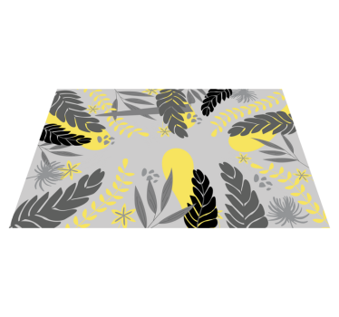 Botanical leaf concept teksturna pogrinjek - TenStickers