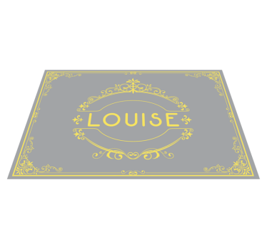 Elegant name display za pogrinjek z imenom - TenStickers