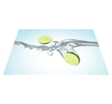 Sliced limes splash teksturna pogrinjek - TenStickers