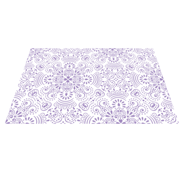 Elegantni namizni pogrinjki iz vzorca sivke mandala - TenStickers