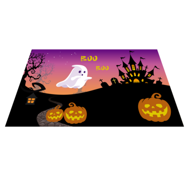 Boo halloween night halloween namizne podstavki - TenStickers
