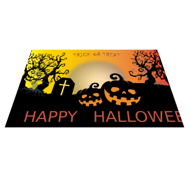 Bučno pokopališče halloween namizne podstavki - TenStickers