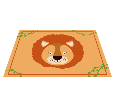 Lion head cute otroški pogrinjek za mizo - TenStickers