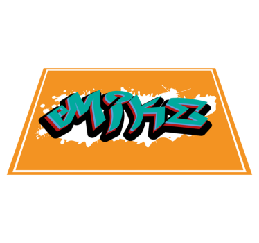 Personalizirane namizne podstavki v divjem slogu king graffiti - TenStickers