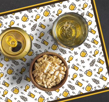 Craft beer icons izvirna jedilna podloga - TenStickers