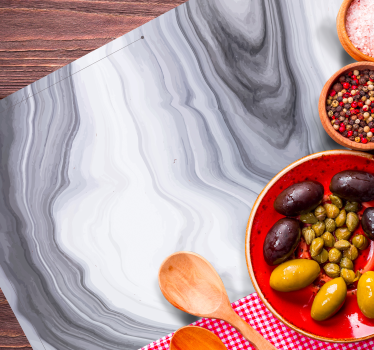 Elegant marble pattern moderna miza za postavitev - TenStickers
