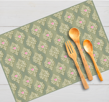 Floral motif grace elegantna pogrinjek - TenStickers