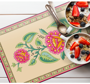 Floral patterned centerpiece izvirna jedilna podloga - TenStickers