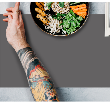 Food bowl layout s teksturiranim pogrinjkom - TenStickers