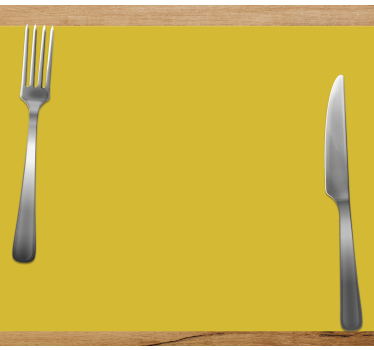 Fork knife arrangement sodobno pogrinjanje - TenStickers