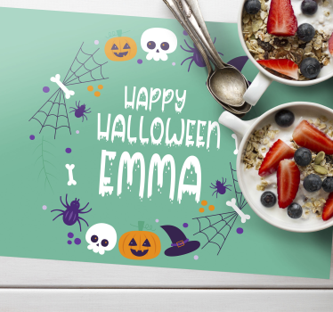 Halloween themed design pogrinjek - TenStickers