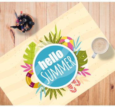 Hello summer vibe izvirna jedilna podloga - TenStickers