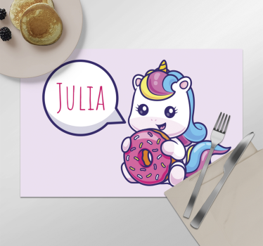 Konj s pončico Podloga z imenom - TenStickers