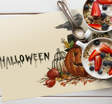 Pravokotne vinilne posteljice za akvarele halloween - TenStickers