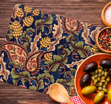 Realistična ilustracija paisley placemats - TenStickers