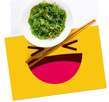 Sodobni smeški, ki se smejijo otrokom, vinilni plati - TenStickers