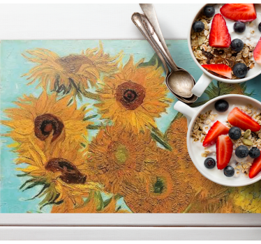 Sunflower vibrancy izvirna jedilna podloga - TenStickers