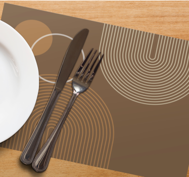 Topli geometrijski loki sodobni vinilni pogrinjki - TenStickers