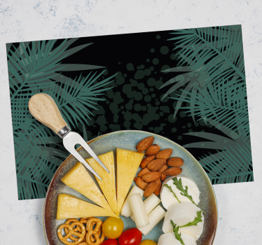 Tropical leaf background sodobno namizno podlogo - TenStickers