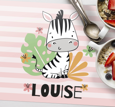Zebra personalizirane namizne preproge - TenStickers