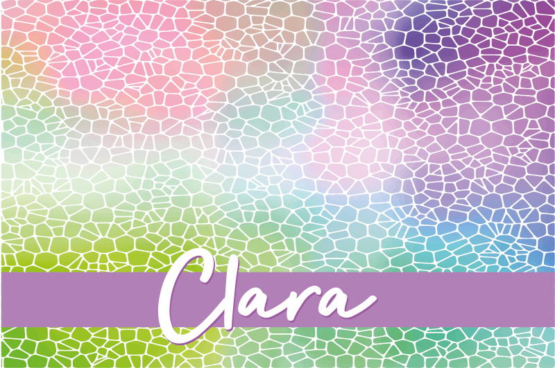 Sodobni vzorec prilagodljivih pogrinjkov - TenStickers