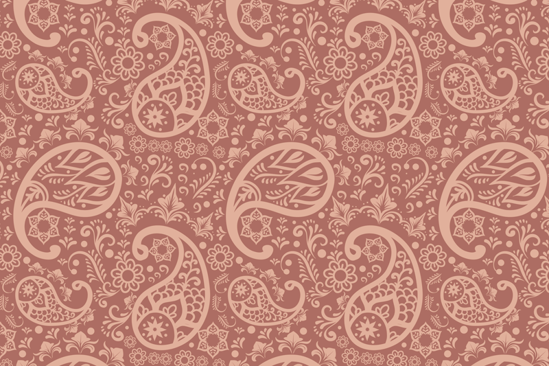 Paisley vzorec paisley placemats - TenStickers