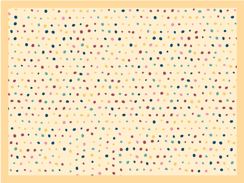 Polka dot pattern teksturna pogrinjek - TenStickers