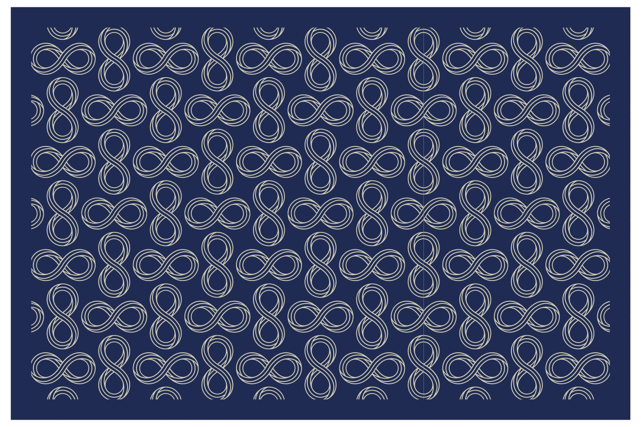 Elegant infinity pattern teksturni pogrinjek - TenStickers