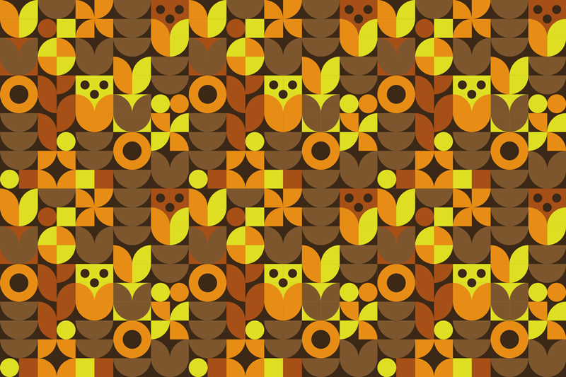 Povzetek 70-ih vinilnih pogrinjkov - TenStickers