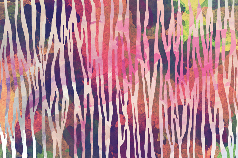 Abstract colorful stripes teksturna pogrinjek - TenStickers