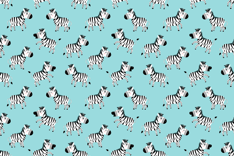 Zebra pattern surface izvirna jedilna podloga - TenStickers