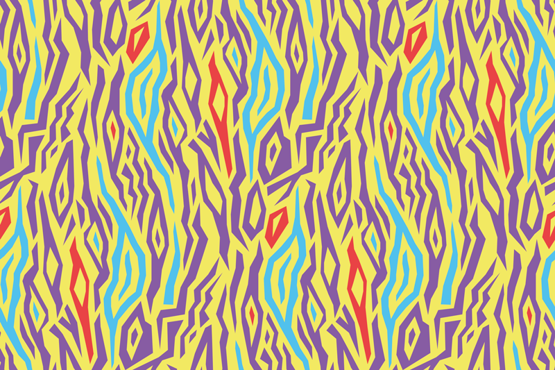 Barvit abstrakten vzorec teksturnega pogrinjka - TenStickers