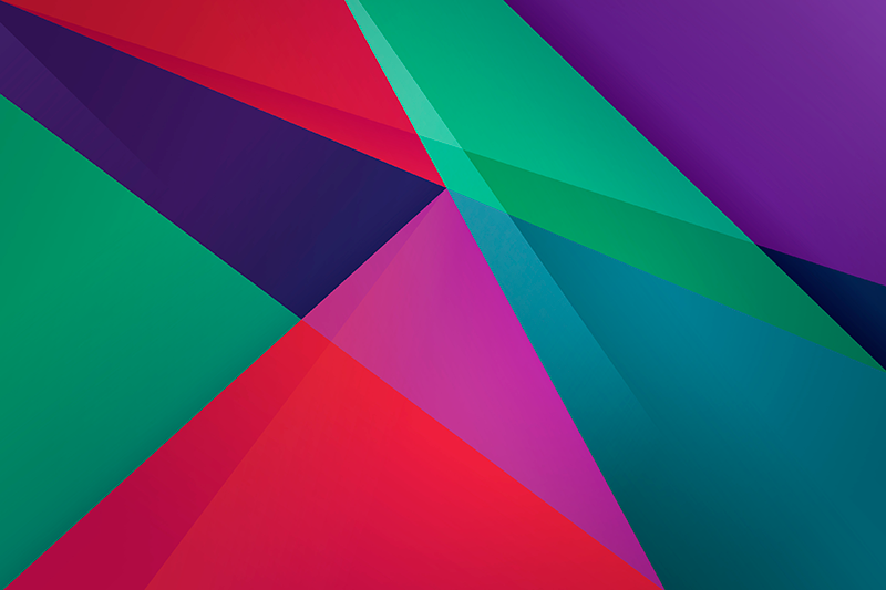 Geometric colorful design moderna miza za postavitev - TenStickers