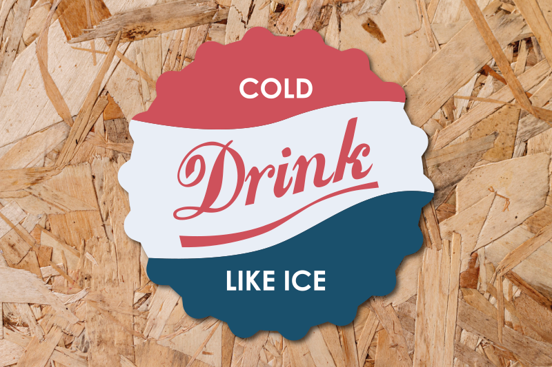 Cold drink like ice pogrinjek s citati - TenStickers