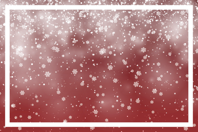 Festive snowflake scene božični pogrinek - TenStickers