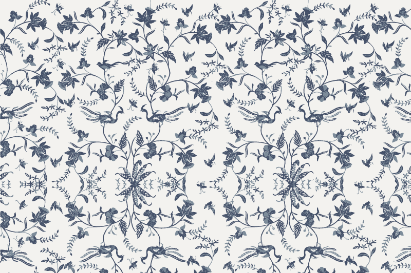 Elegant floral inspiration teksturni pogrinjek - TenStickers