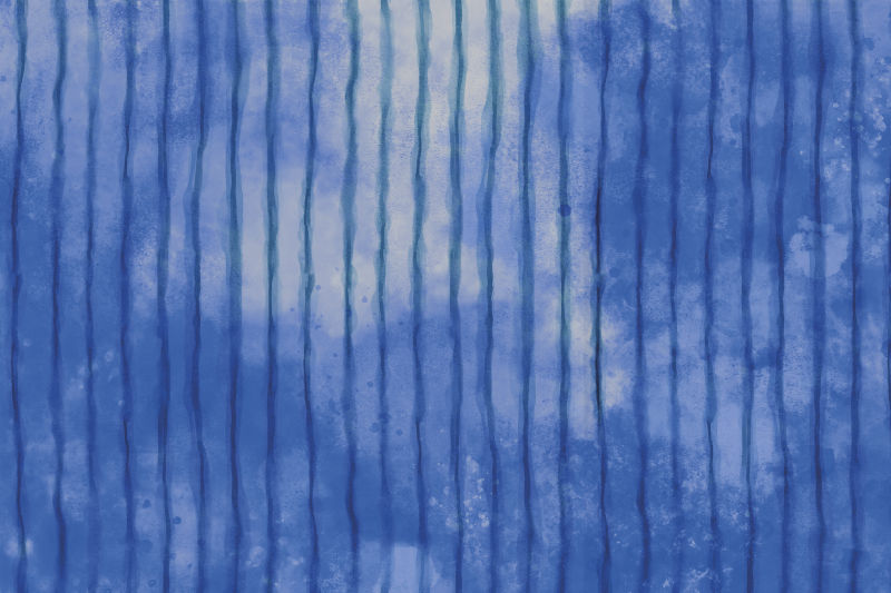 Modri črtasti vzorec teksturne pogrinjek - TenStickers