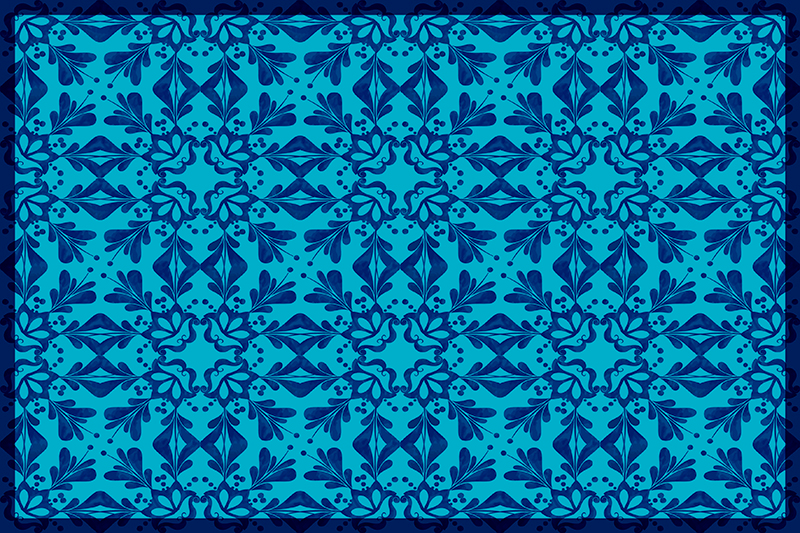 Graceful botanical idea teksturni pogrinjek - TenStickers