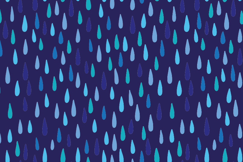 Raindrop pattern teksturna pogrinjek - TenStickers