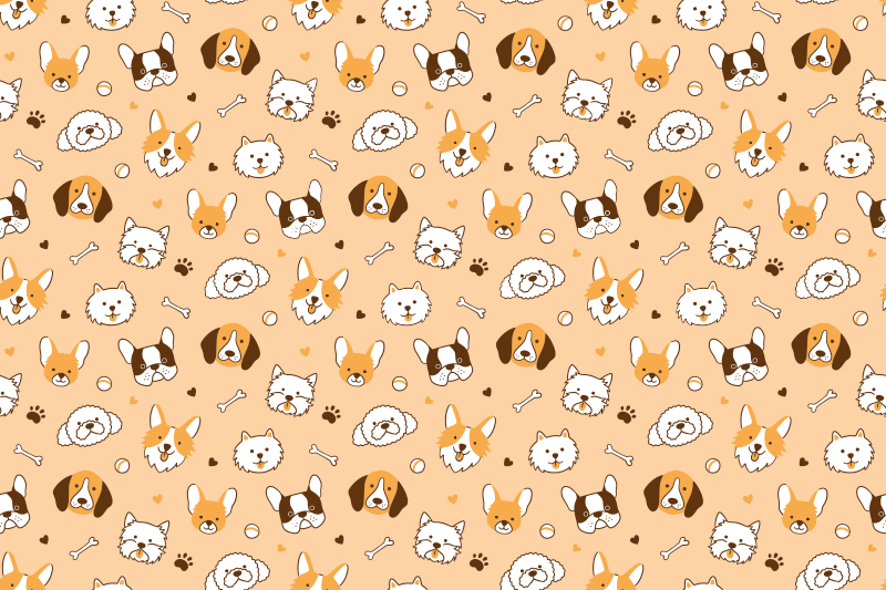 Cute animal faces otroški pogrinjek za mizo - TenStickers