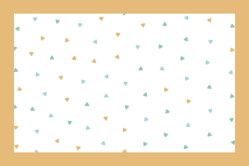 Sleek triangle pattern pogrinjek z imenom - TenStickers