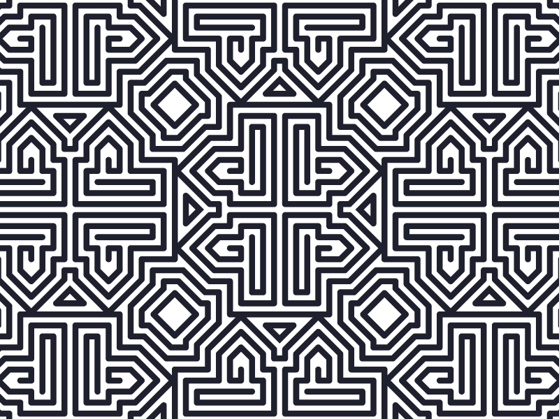 Abstract geometric pattern teksturni pogrinjek - TenStickers