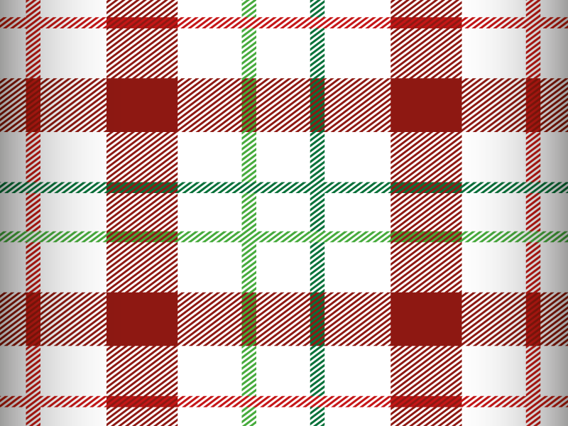 Plaid pattern table cover božična pogrinjek - TenStickers