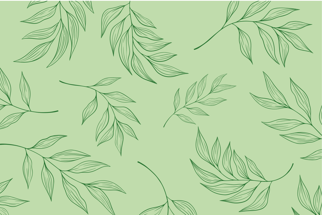Elegant leaf patterns teksturni pogrinjek - TenStickers