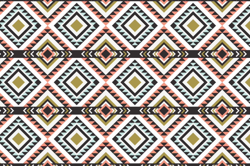 Geometric patterned surface izvirna jedilna podloga - TenStickers
