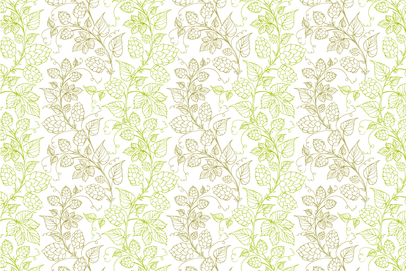 Botanical leaf motif teksturni pogrinjek - TenStickers