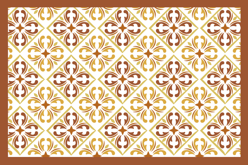 Elegant geometric pattern teksturna pogrinjek - TenStickers